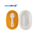 Plastic Packaging Container Frozen PP Yogurt Tub Pot Yogurt Cup with Lid Spoon